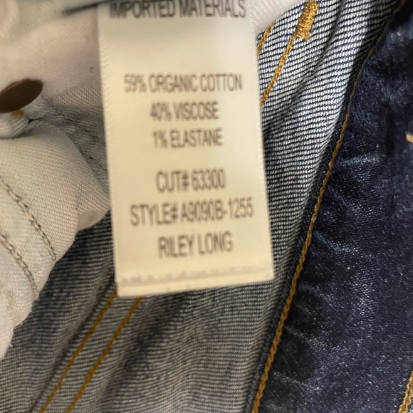 Agolde Riley Long Jeans (Medium/Dark) - Picture 5 of 5